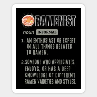 Ramenist - Funny Ramen Magnet